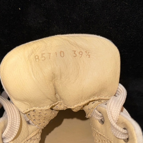 Softwaves Cream Platform Sneakers with Breathable Knit Upper - Picture 13 of 16